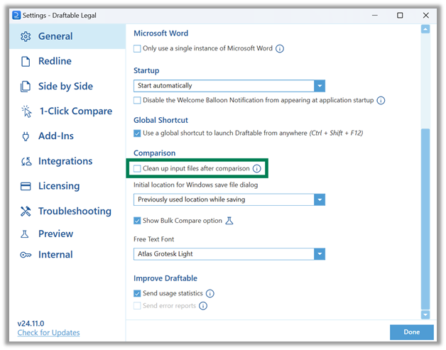 Cleanup files after comparison.png