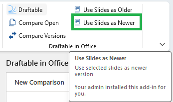 Use Slides as Newer button tooltip