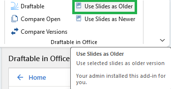 Use Slides as Older button tooltip