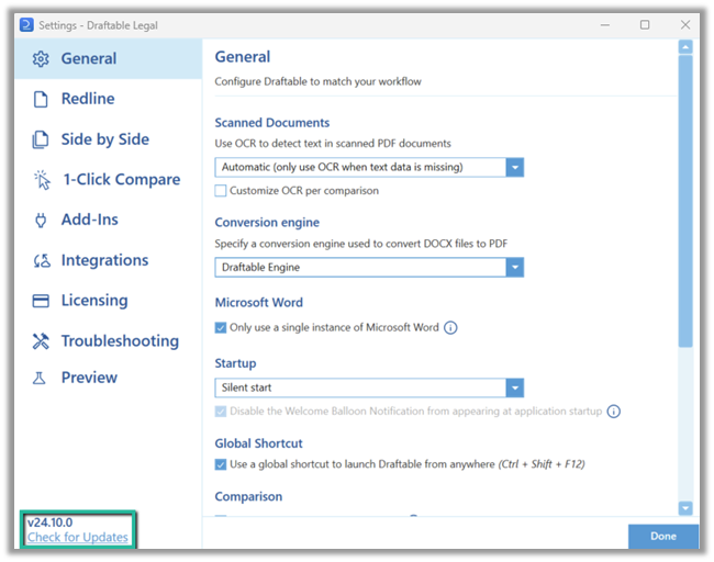 iManage Configuration Checklist - Draftable