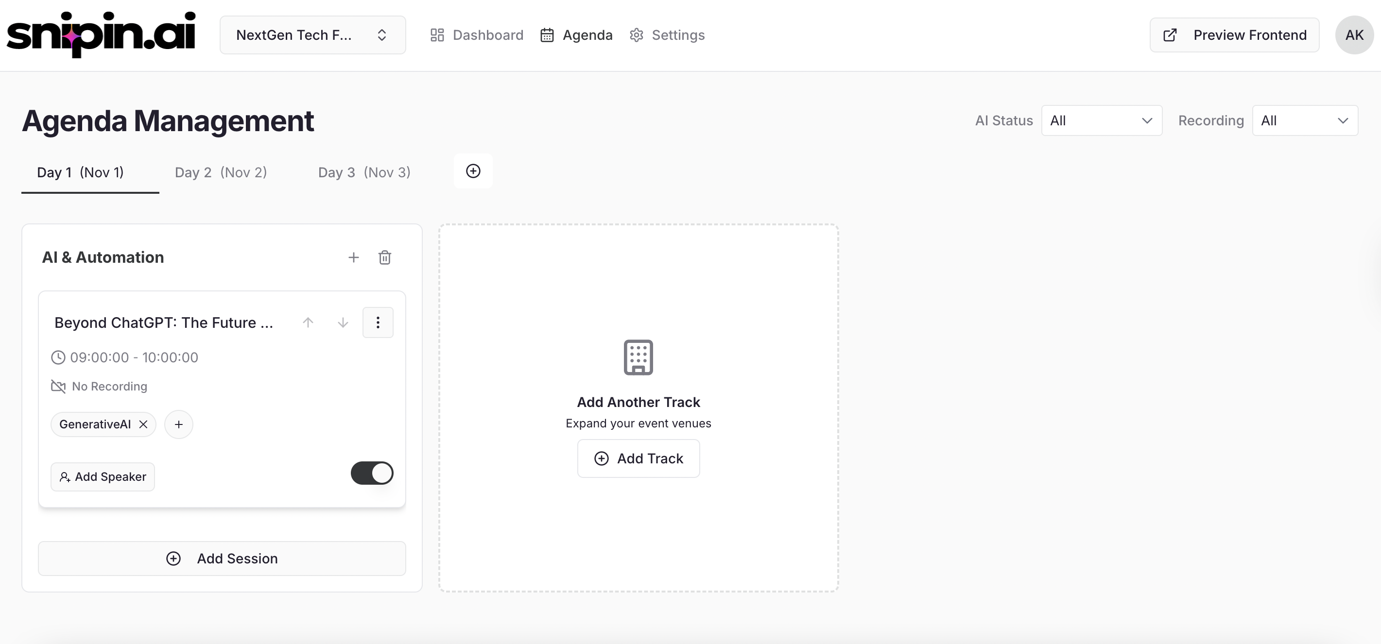 Account Addsession Pn