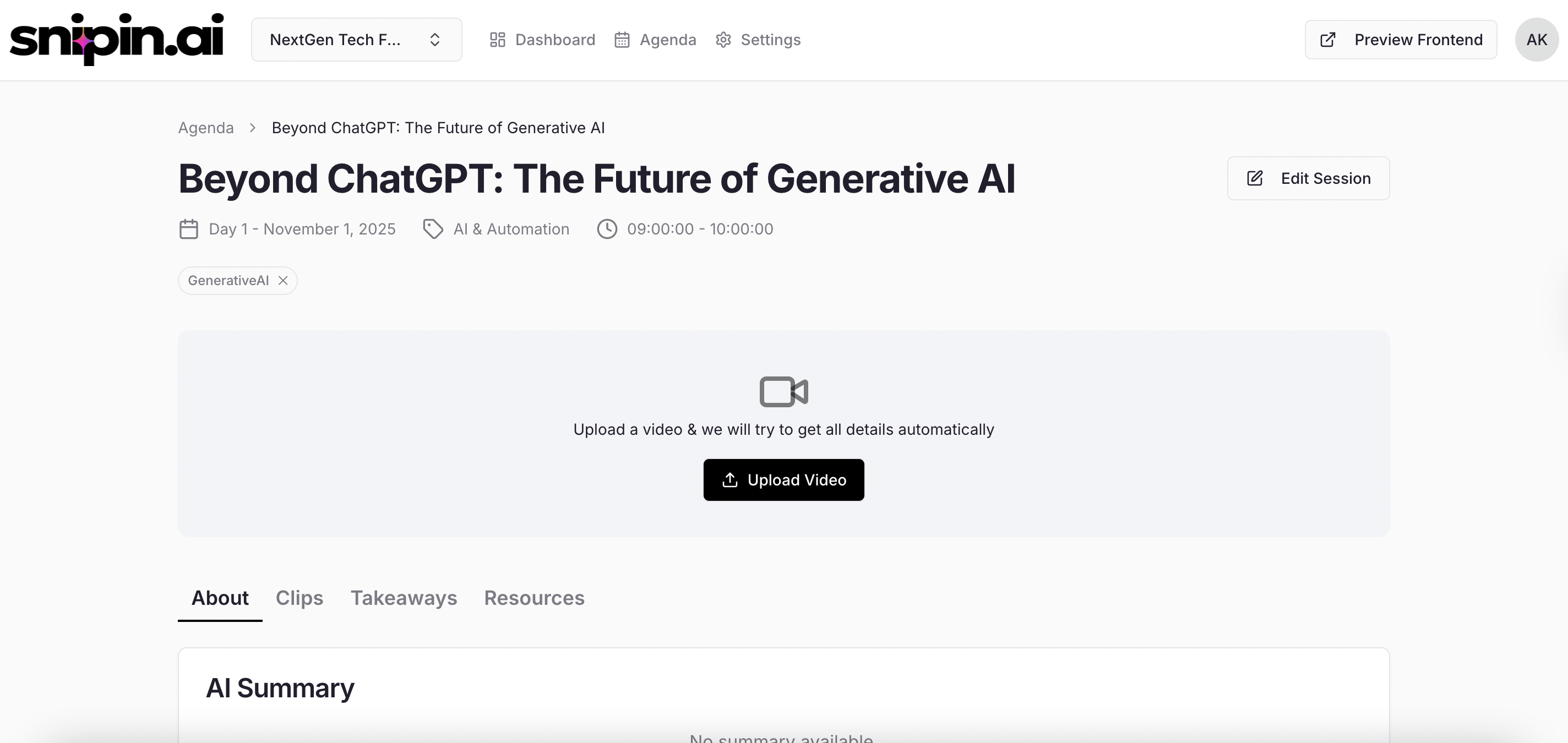 Account Upload Content One Pn