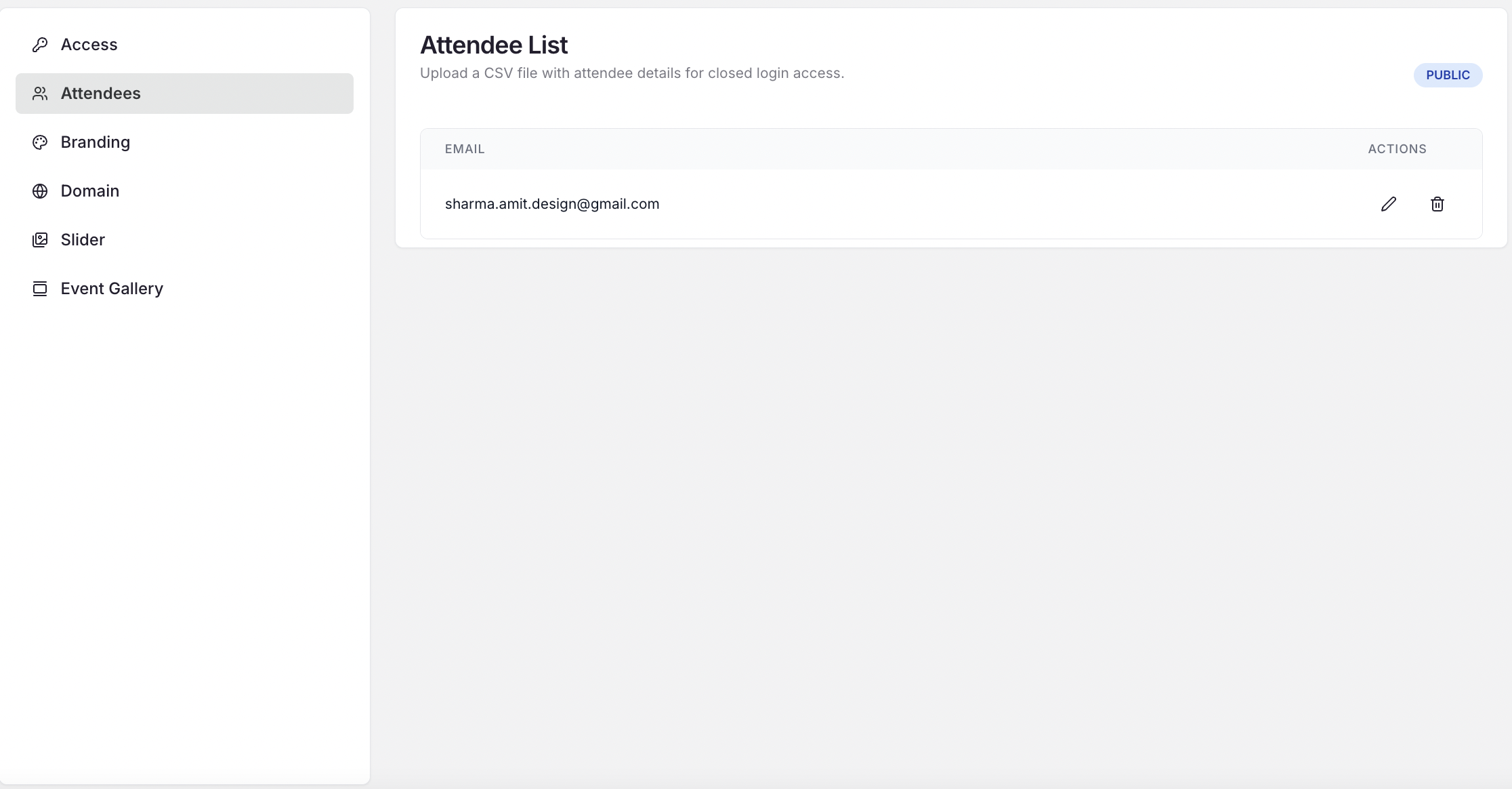 Setting Attendees Pn