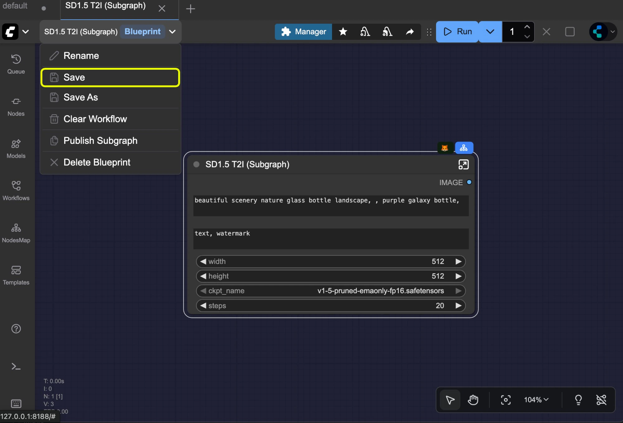 Update Subgraph Blueprint