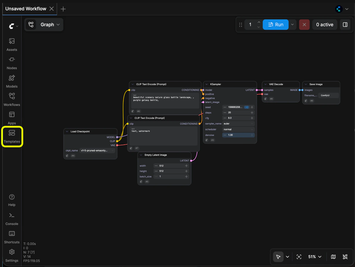 ComfyUI Interface
