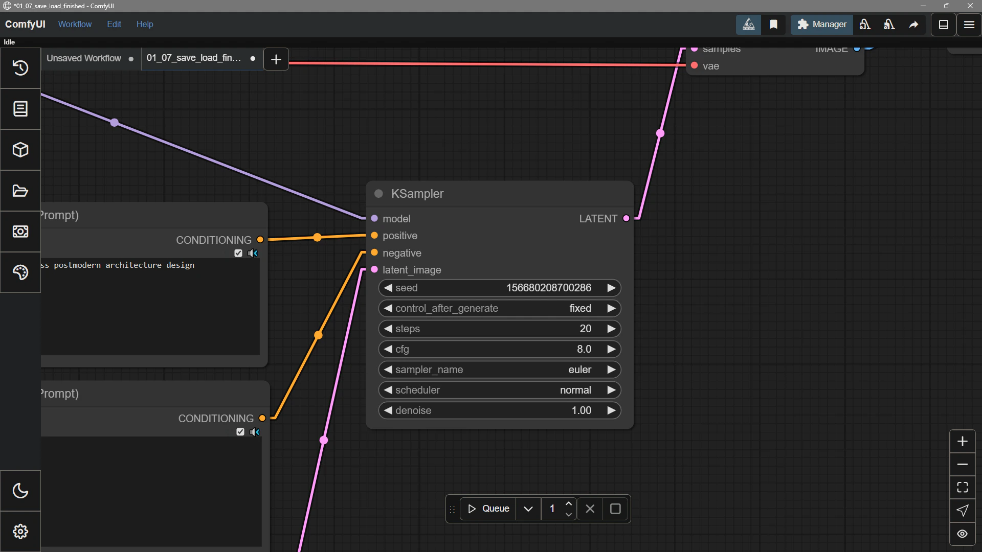 node properties