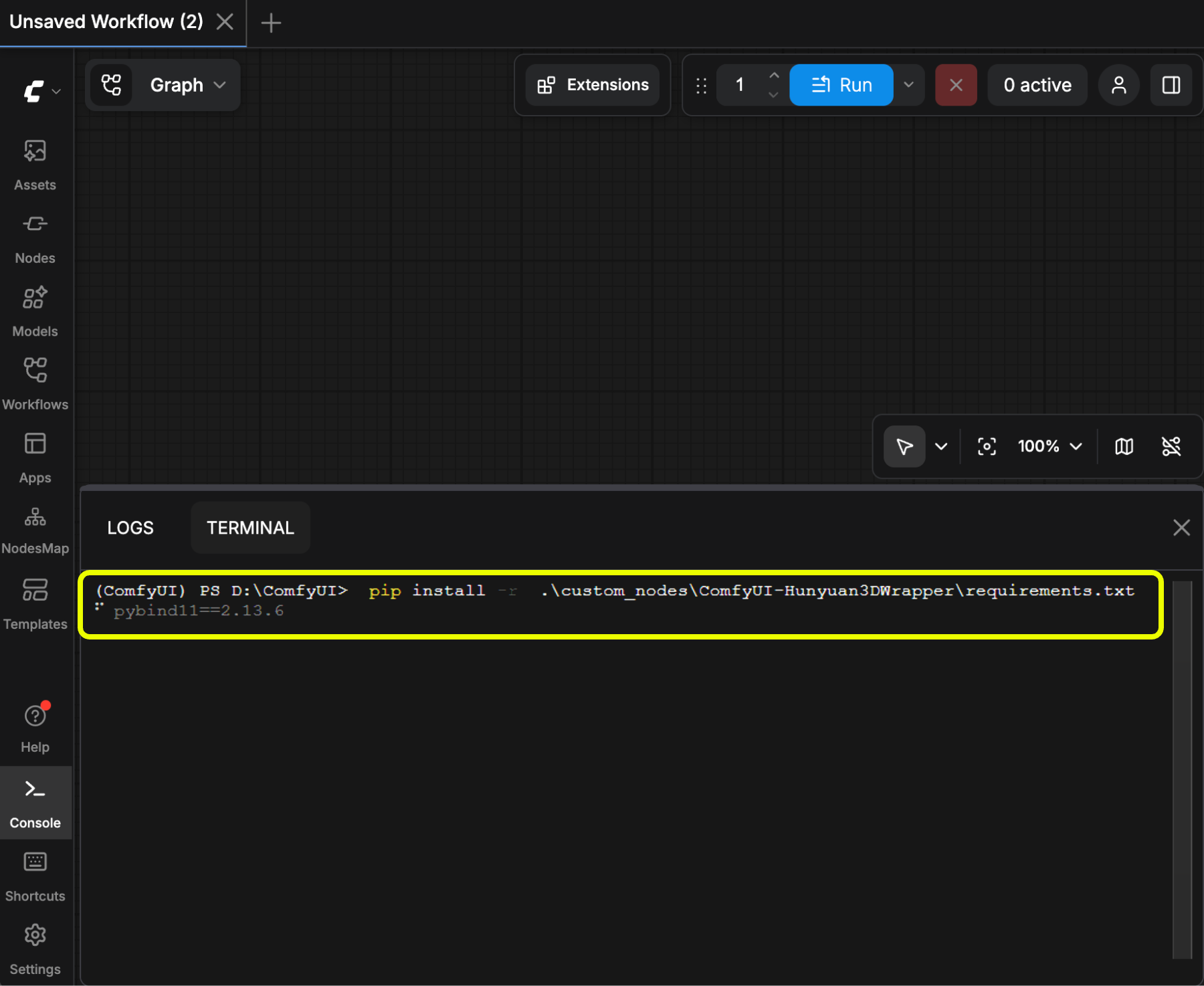 Comfy Desktop Dependency Installation