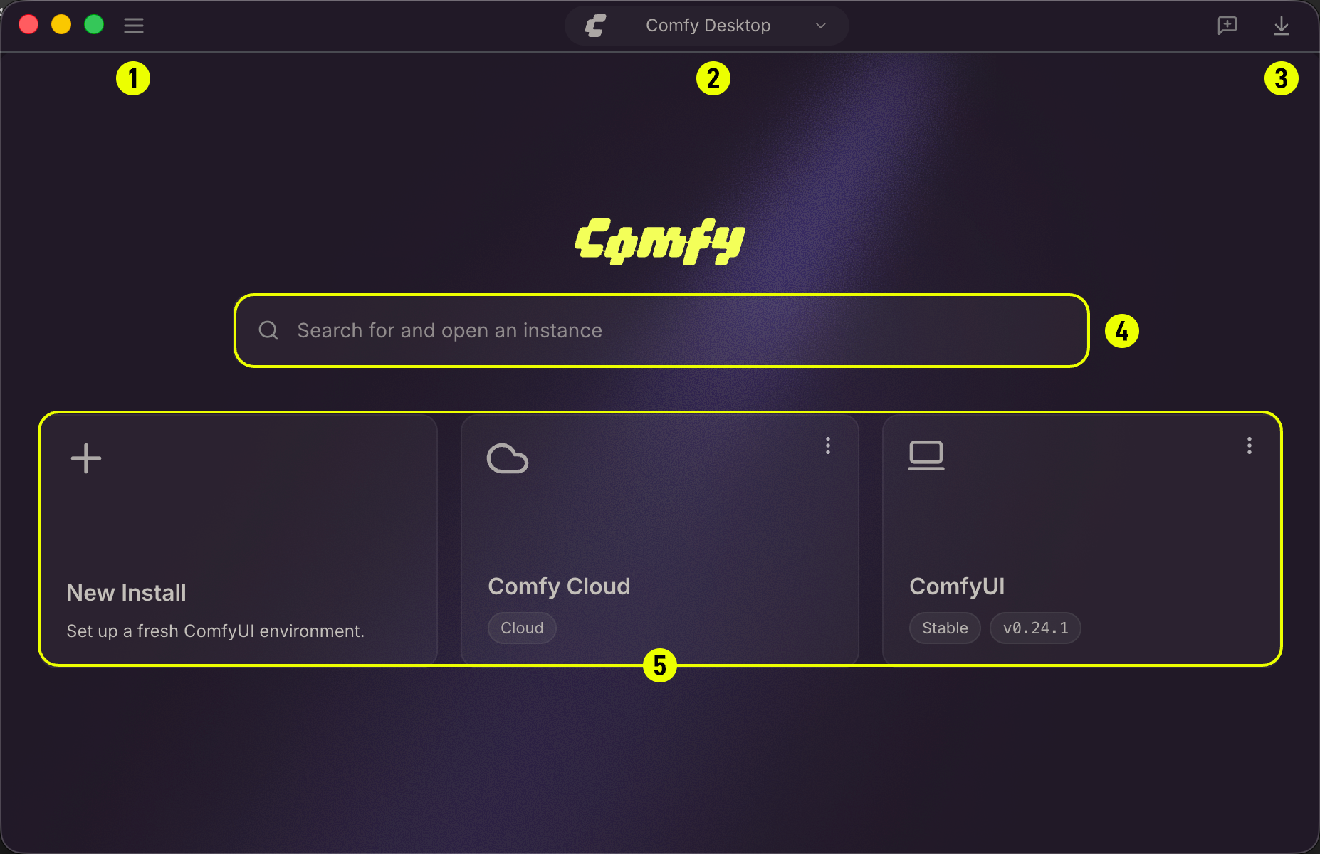 Comfy Desktop Dashboard