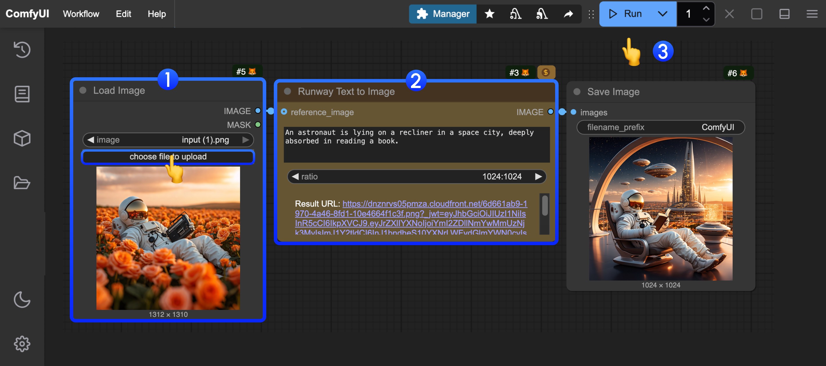 ComfyUI Runway Image Reference to Image Step Guide
