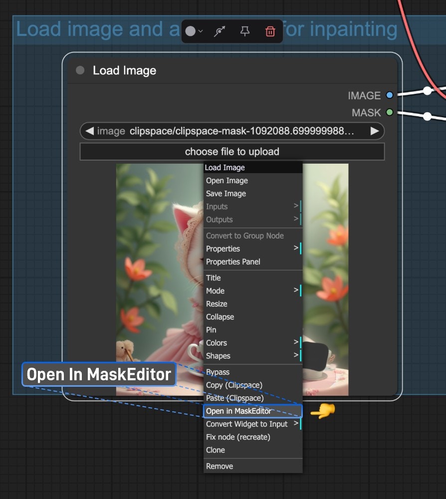 Open Mask Editor