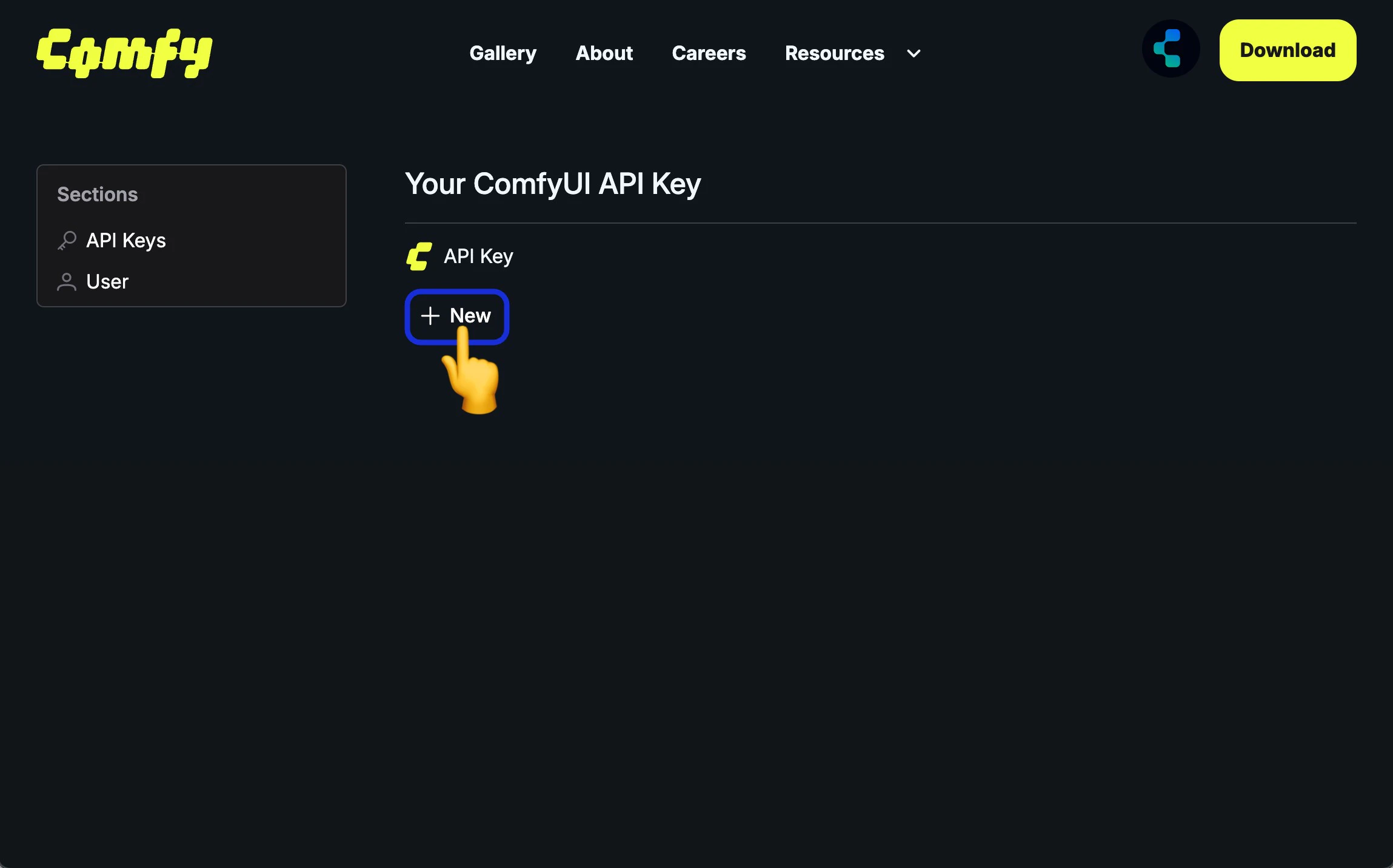 创建 API Key