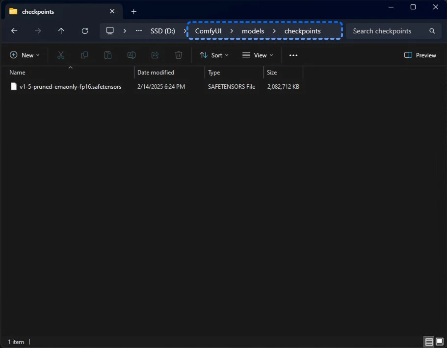 ComfyUI Desktop Model Save Location