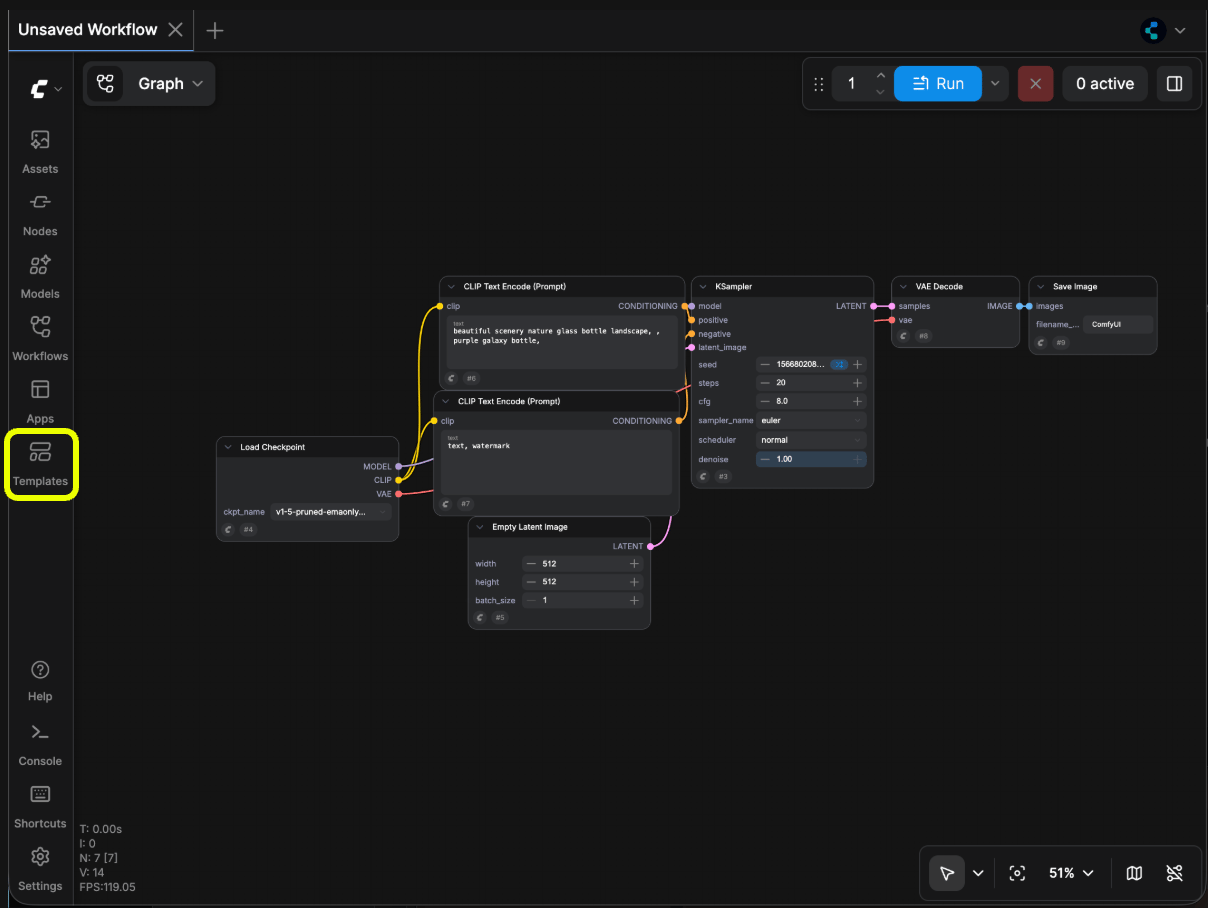 ComfyUI Interface