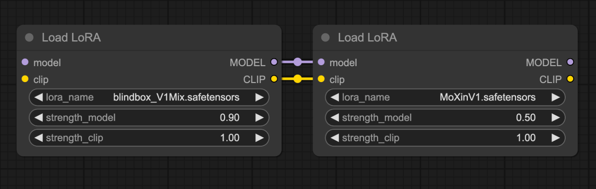 LoRA ノードのチェーン接続