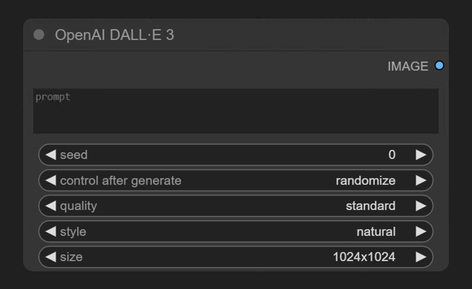 OpenAI DALL·E 2 节点截图