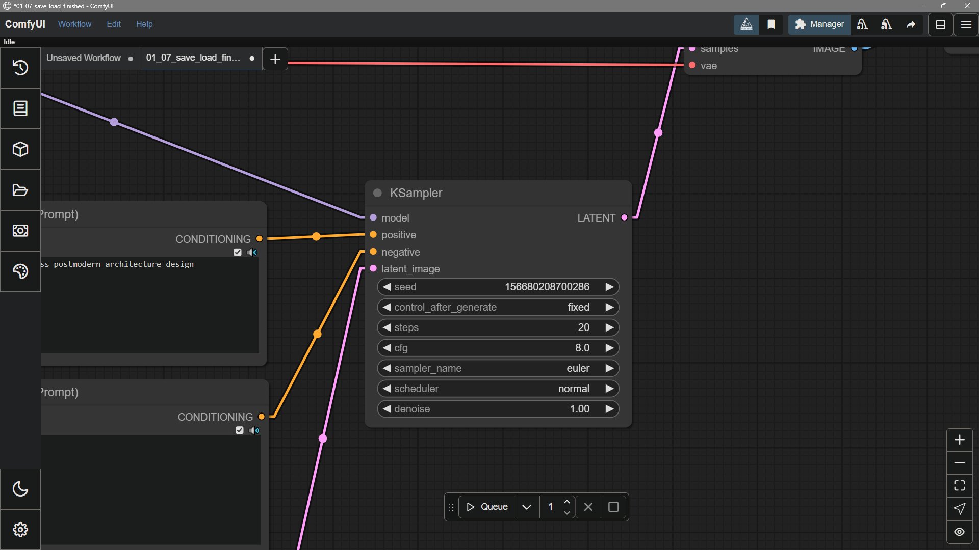 node properties