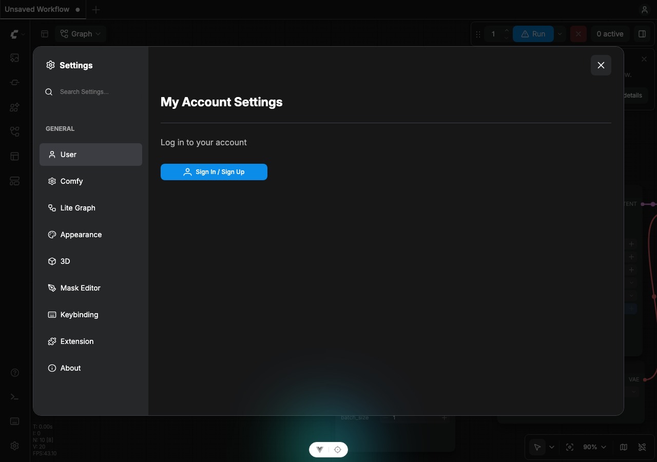 ComfyUI User Interface