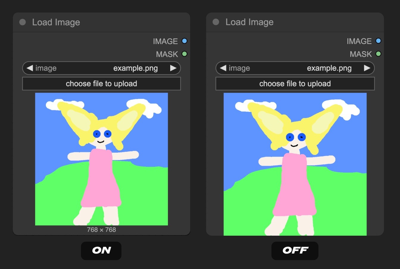 Show width × height below the image preview