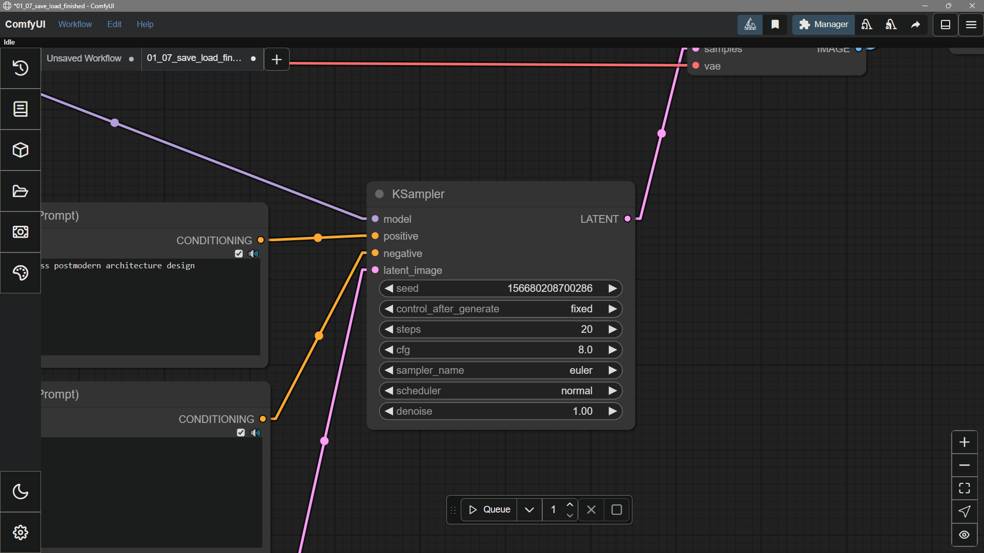 node properties