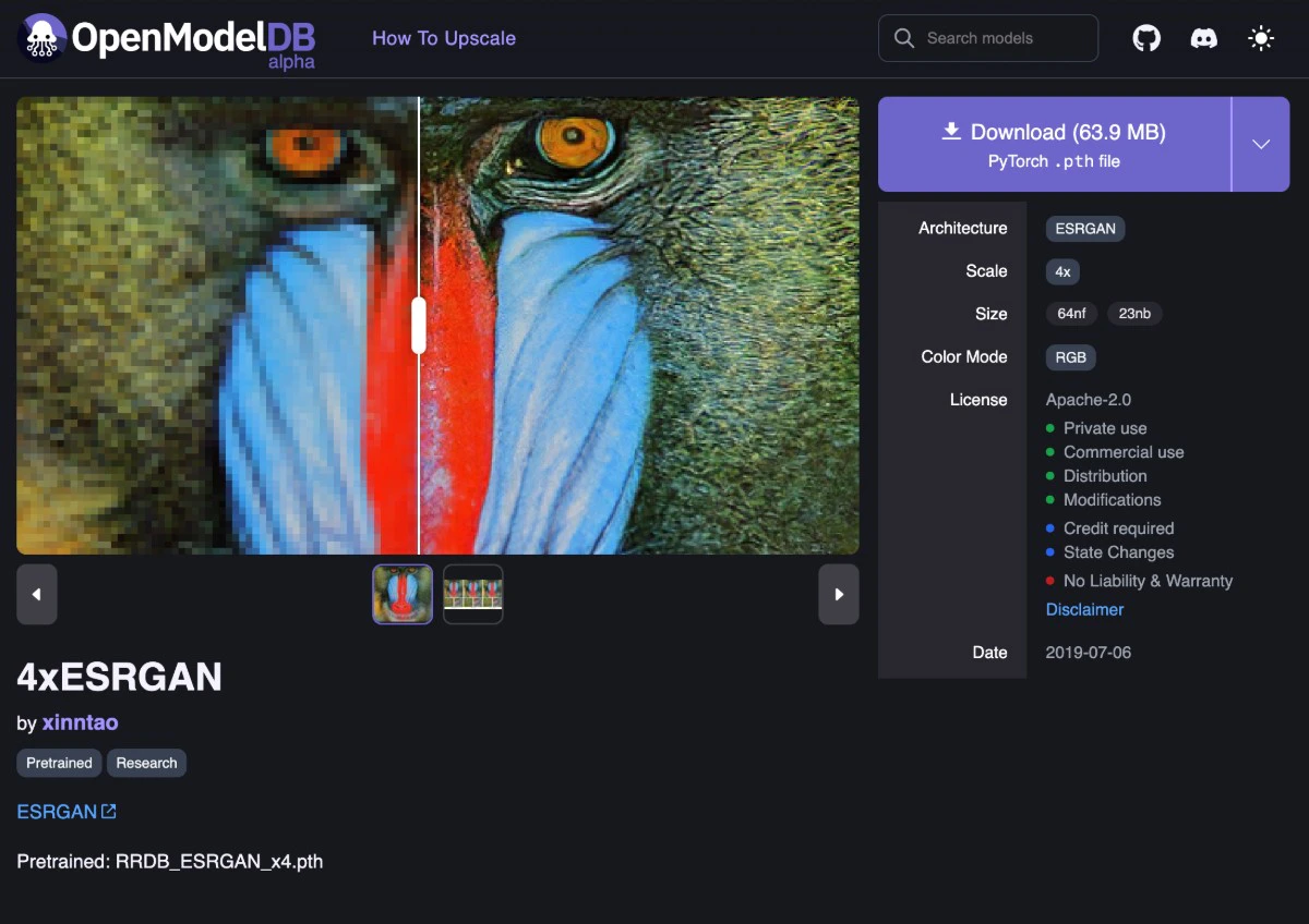 OpenModelDB_download