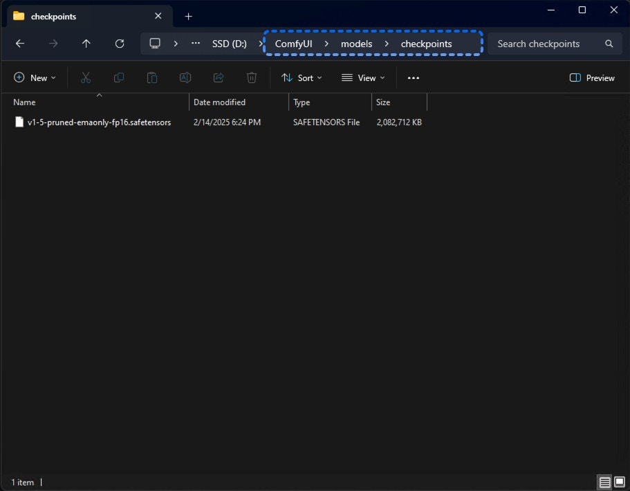 ComfyUI Desktop Model Save Location