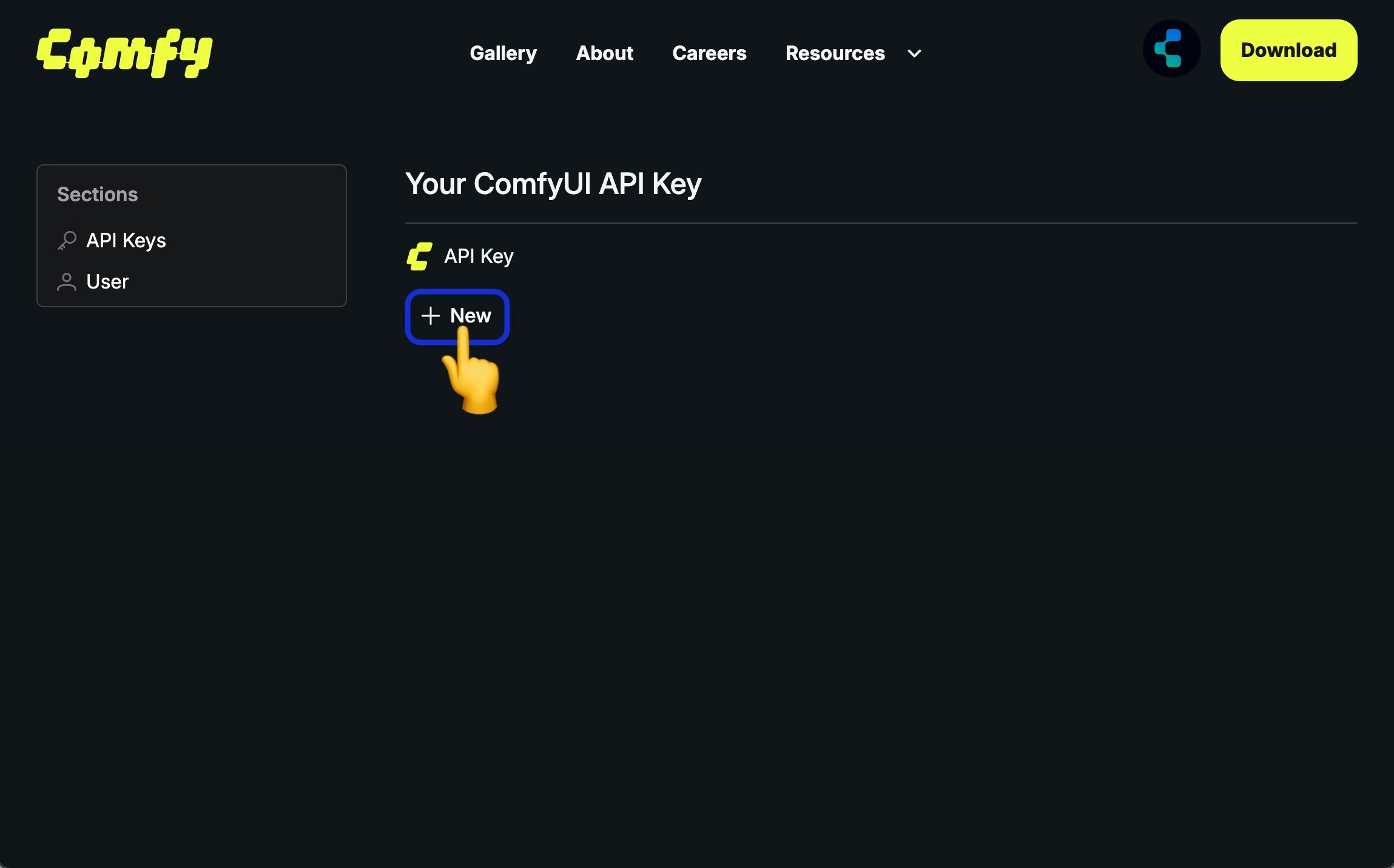 创建 API Key