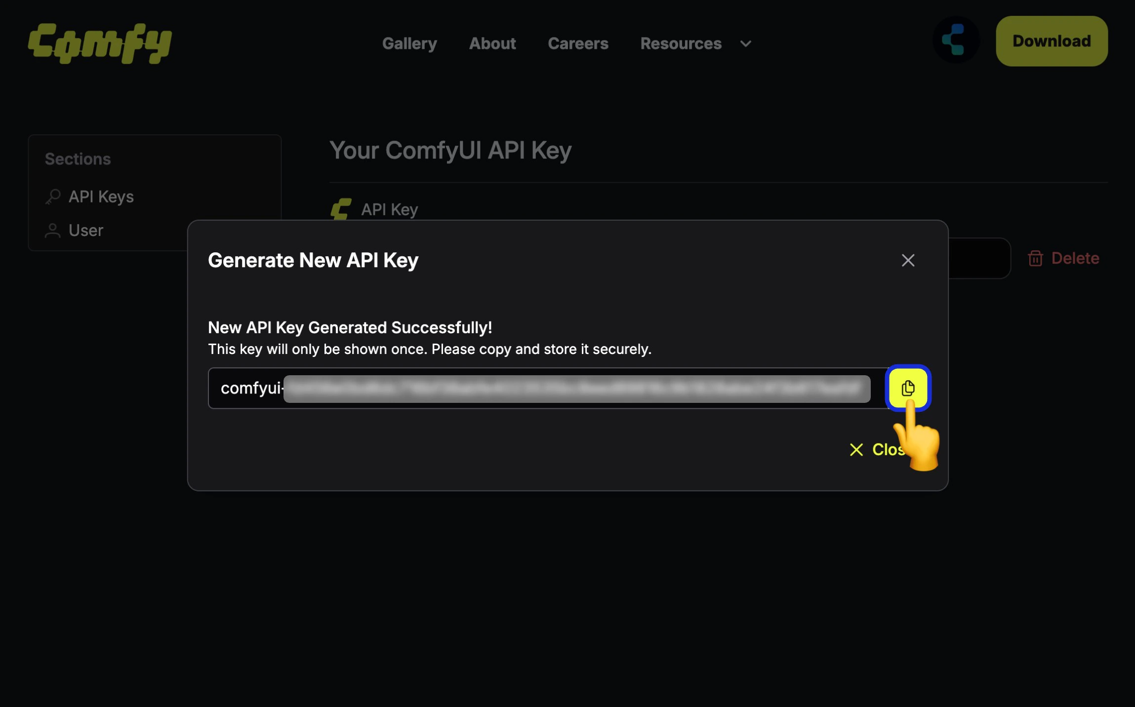 Obtain API Key