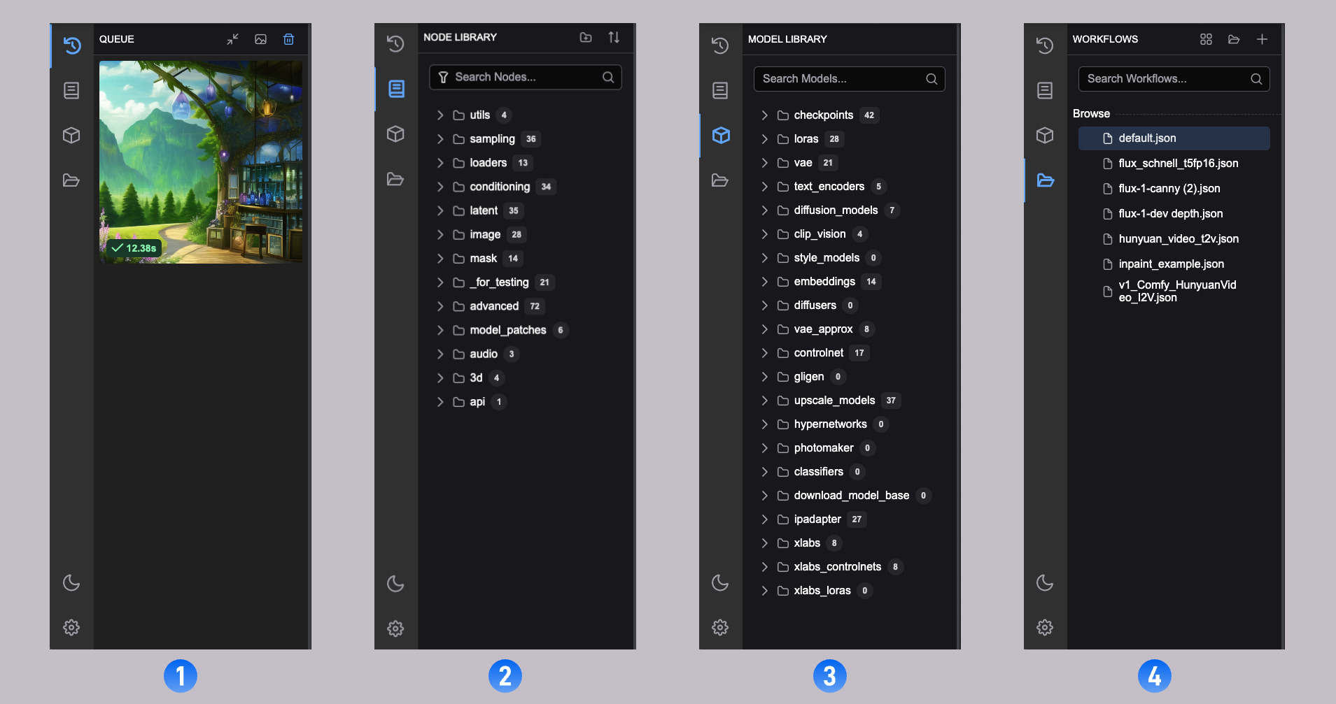 ComfyUI Sidebar Panel