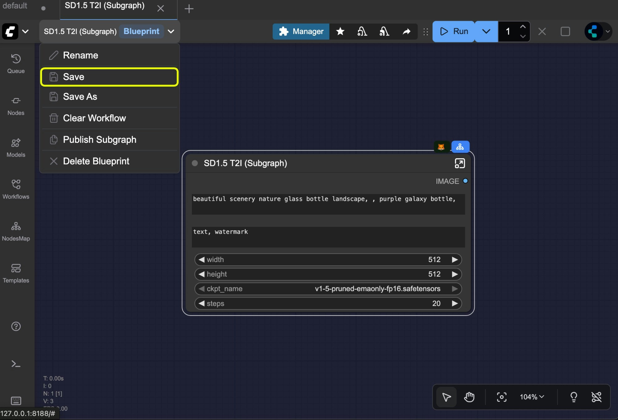 Update Subgraph Blueprint
