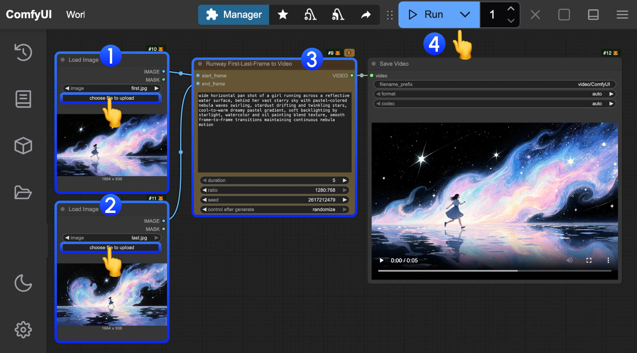 ComfyUI Runway gen4 turbo image to video Step Guide
