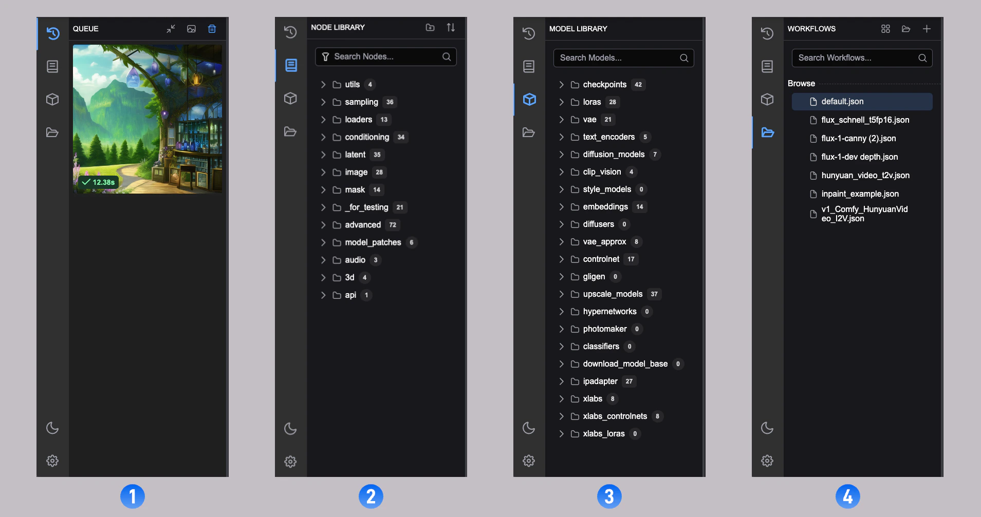 ComfyUI Sidebar Panel
