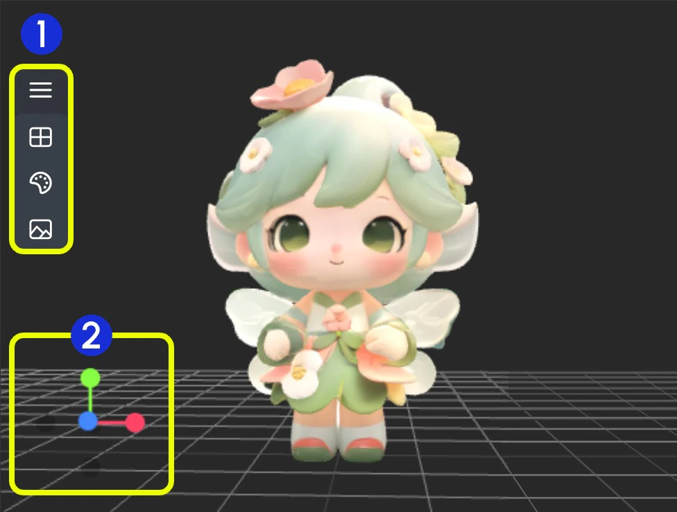 Load 3D ノード UI