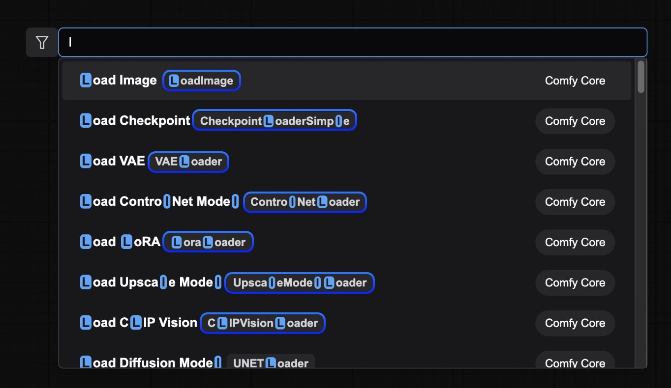Show node id name in search results