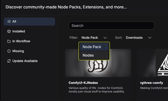Comfyui Router Node Bar Custom nodes (new UI) - ComfyUI