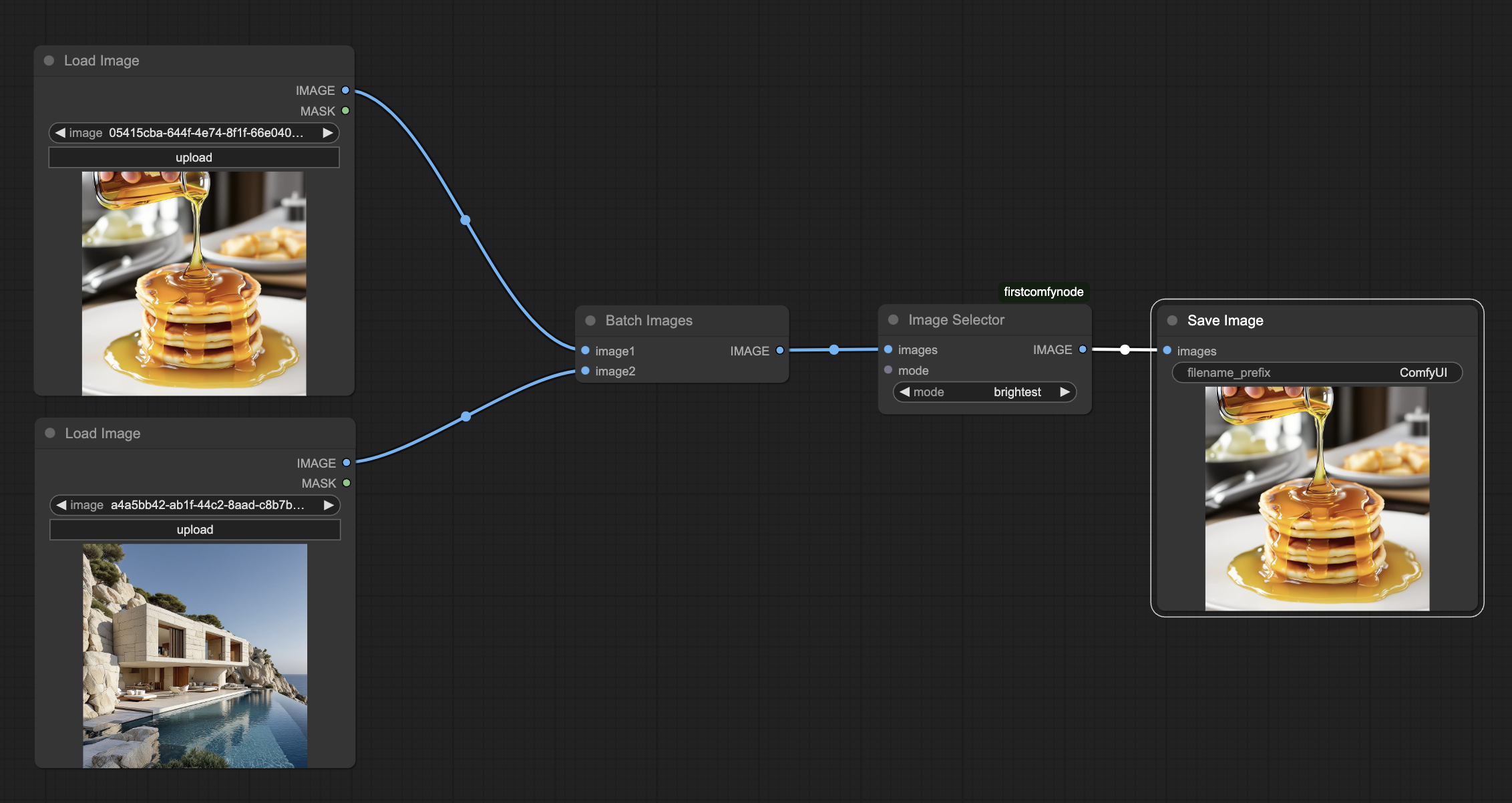 Image Selector Workflow