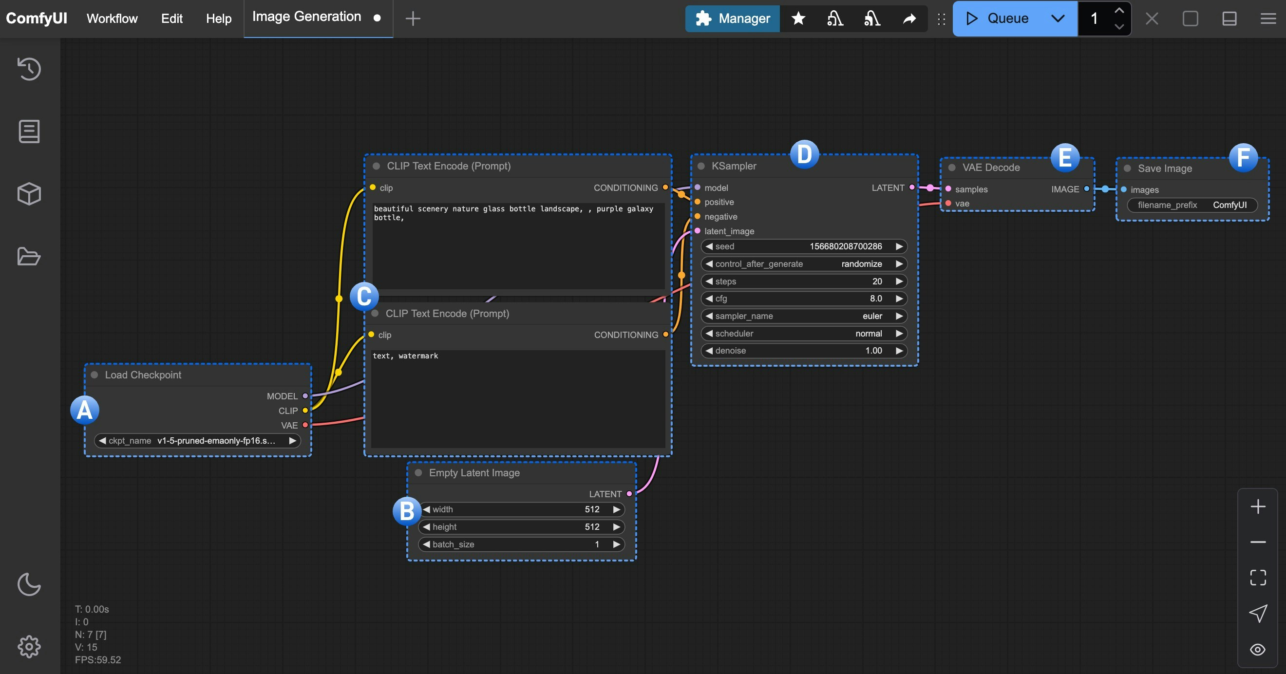 ComfyUI Text to Image Workflow Explanation