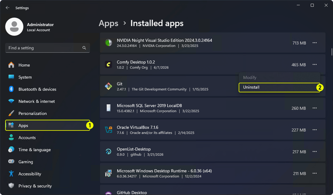 Windows — Comfy Desktop - ComfyUI