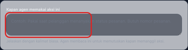Memilih Jenis Aksi Ambil Data API atau Kirim Data Webhook