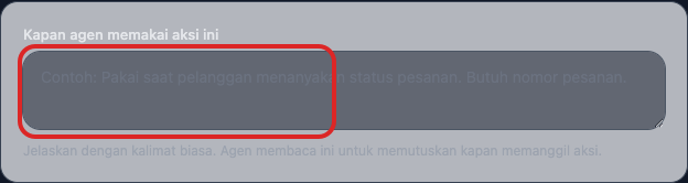 Memilih Jenis Aksi Ambil Data API atau Kirim Data Webhook