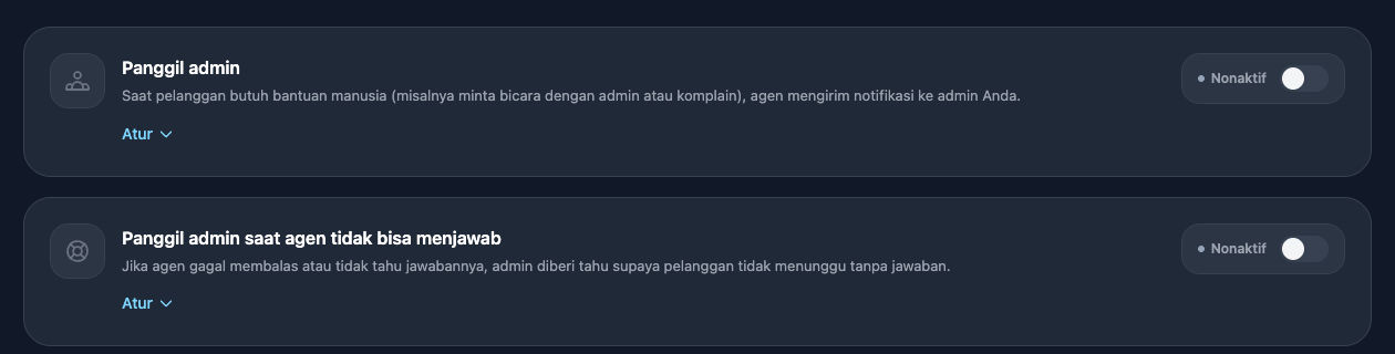Daftar Kartu Fitur Otomasi Handover
