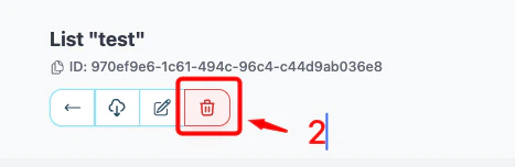 Menu List Dripsender
