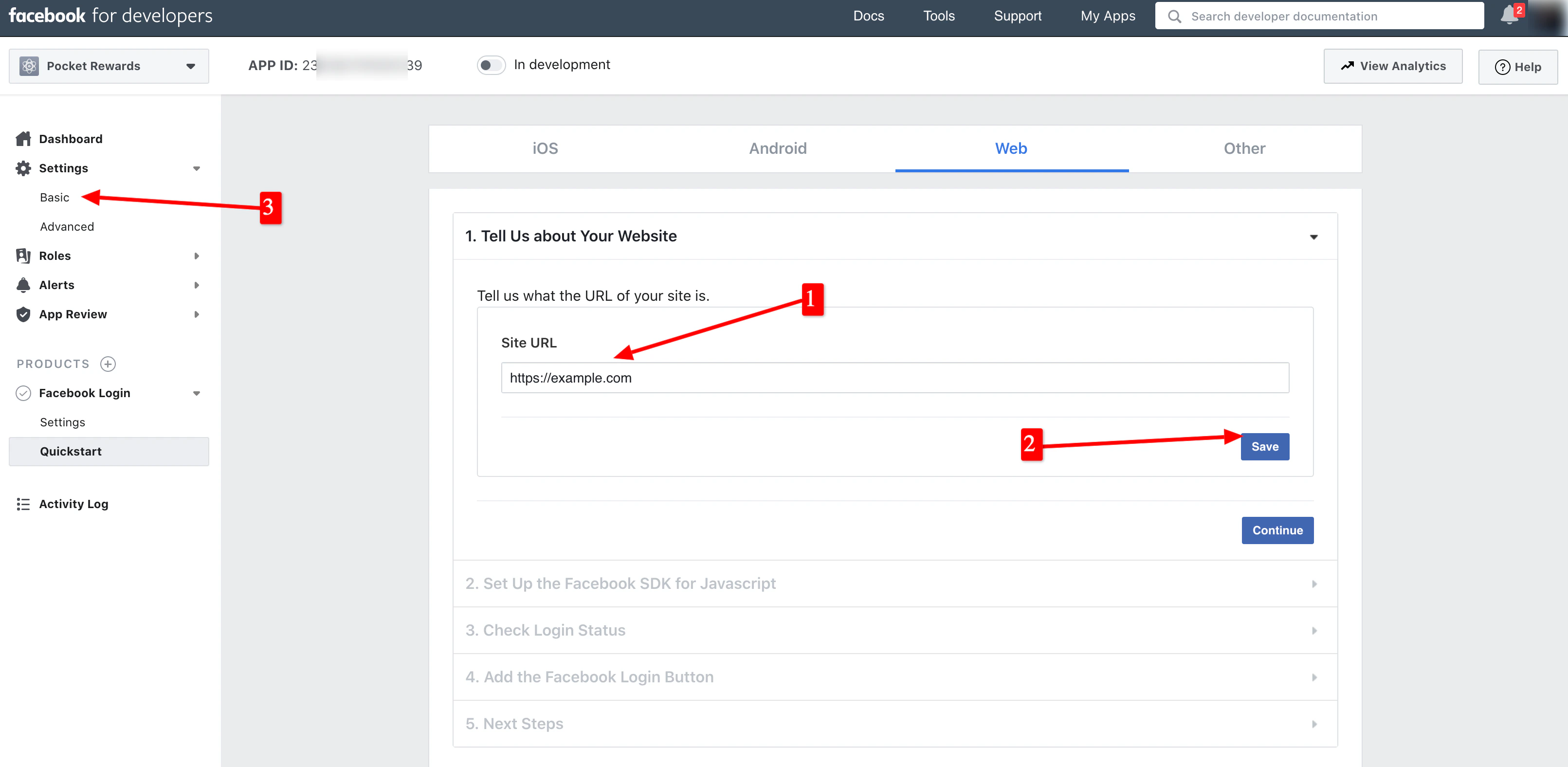 Facebook Console 5