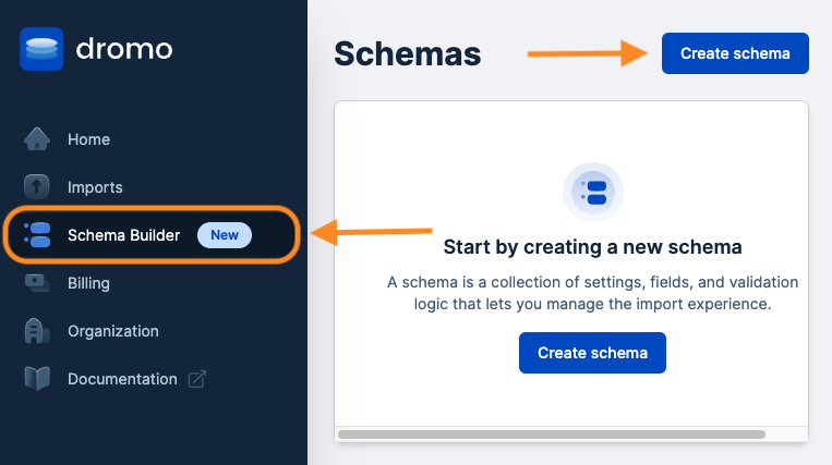 Navigate to Schema Studio