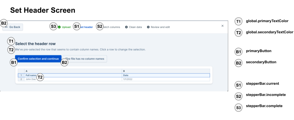 Customizing Styles - Dromo Docs