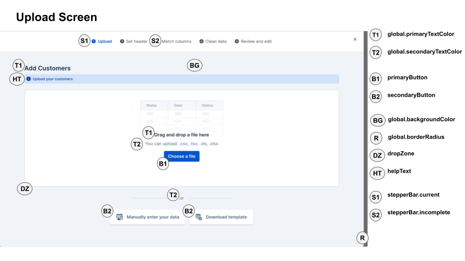 Customizing Styles - Dromo Docs