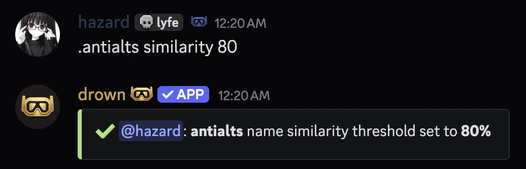 antialts similarity screenshot