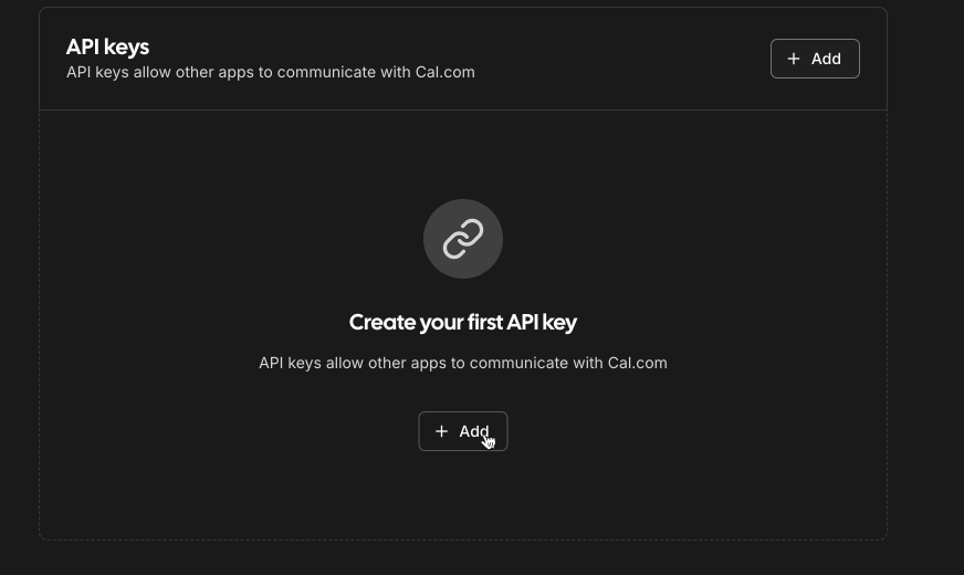 Add API Key
