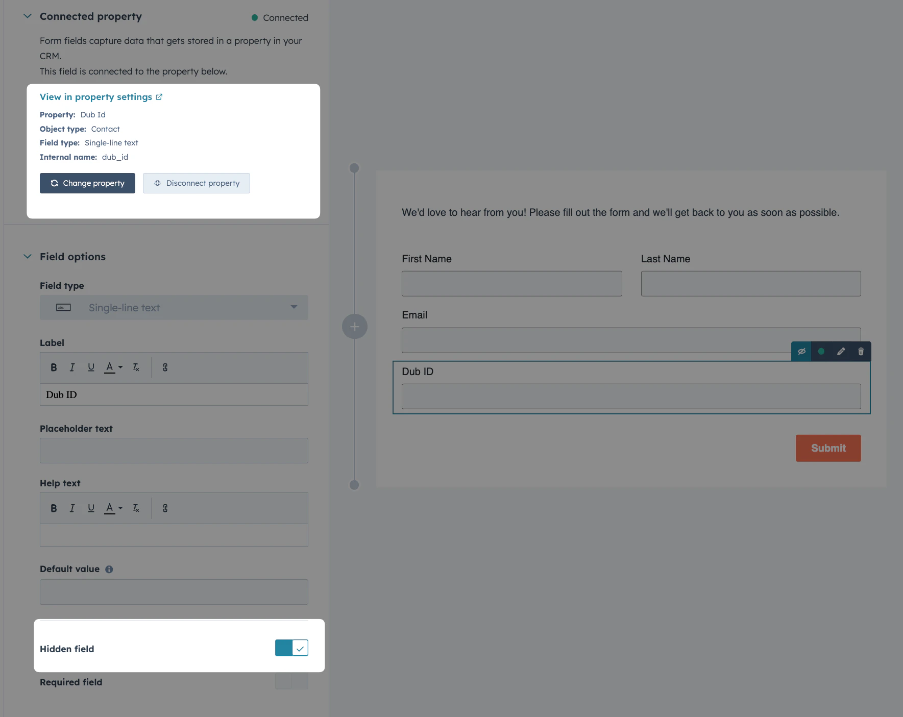 Segment Dub (Actions) Mapping
