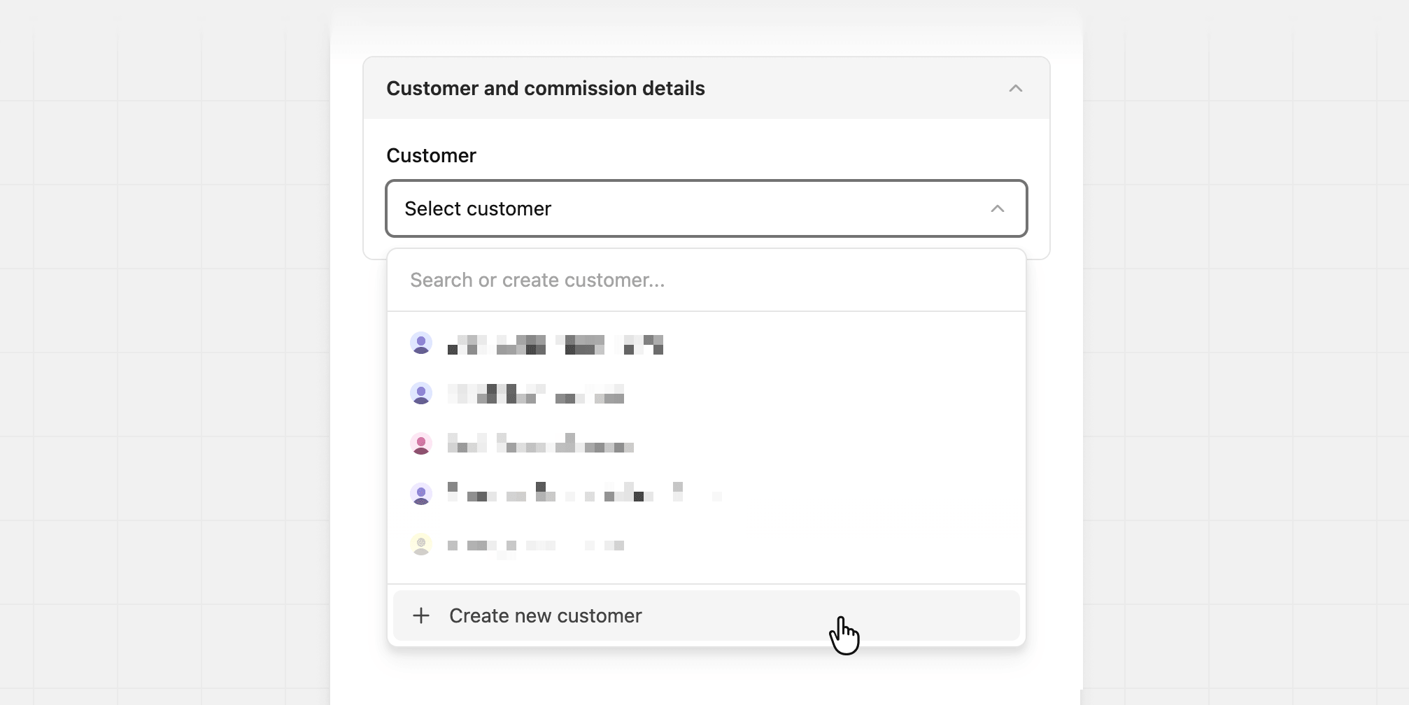 Create new customer location