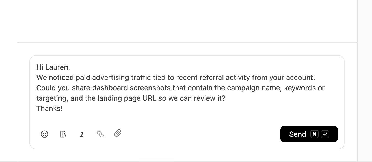 Request details